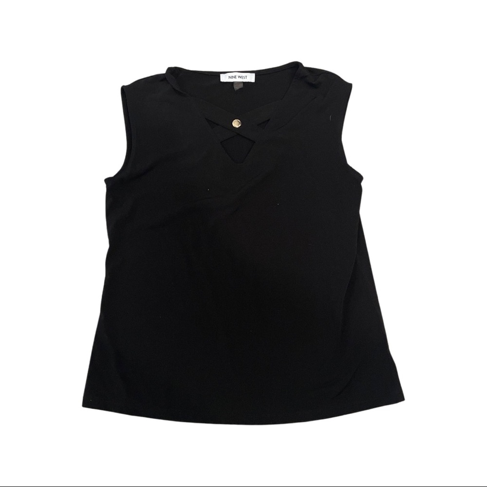 Black Nine West blouse small